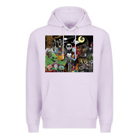Lilac nightmare before christmas Premium Hoodie - FloraArt