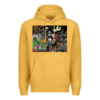 Mustard nightmare before christmas Premium Hoodie - FloraArt