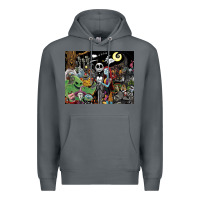 Rock nightmare before christmas Premium Hoodie - FloraArt