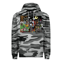 Slate Camo nightmare before christmas Premium Hoodie - FloraArt