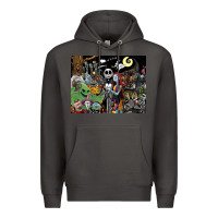 Smoke nightmare before christmas Premium Hoodie - FloraArt
