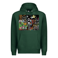Sports Green nightmare before christmas Premium Hoodie - FloraArt