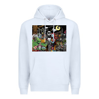 White nightmare before christmas Premium Hoodie - FloraArt