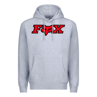 Heather Grey fox Premium Hoodie - FloraArt
