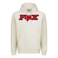 Oatmeal Heather fox Premium Hoodie - FloraArt