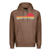 Chestnut Rowing . Retro Style  For Rower Premium Hoodie - FloraArt