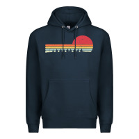Navy Rowing . Retro Style  For Rower Premium Hoodie - FloraArt