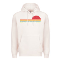Pale Pink Rowing . Retro Style  For Rower Premium Hoodie - FloraArt