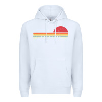 White Rowing . Retro Style  For Rower Premium Hoodie - FloraArt
