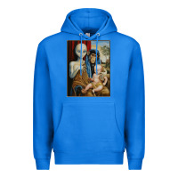 True Royal alien chimp baby religion conspiracy poster Premium Hoodie - FloraArt
