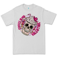 Dove Grey Coffee is my Valentine Premium Tee - CowhideDigitalArt