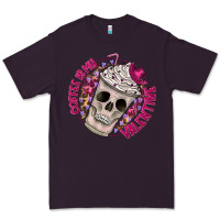 Plum Coffee is my Valentine Premium Tee - CowhideDigitalArt