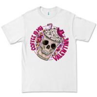 White Coffee is my Valentine Premium Tee - CowhideDigitalArt
