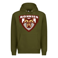 Army Green st. bonaventure bonnies Premium Hoodie - FloraArt