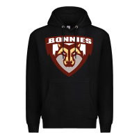 Black st. bonaventure bonnies Premium Hoodie - FloraArt