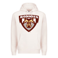 Pale Pink st. bonaventure bonnies Premium Hoodie - FloraArt