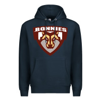 Navy st. bonaventure bonnies Premium Hoodie - FloraArt