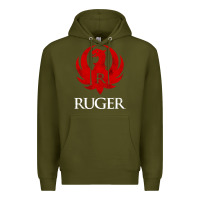 Army Green vintage ruger Premium Hoodie - FloraArt