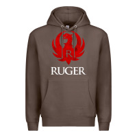 Coffee vintage ruger Premium Hoodie - FloraArt
