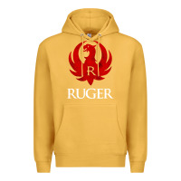 Mustard vintage ruger Premium Hoodie - FloraArt