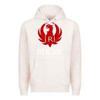 Pale Pink vintage ruger Premium Hoodie - FloraArt