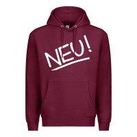 Burgundy #neu #german #krautrock experimental music birthday present Premium Hoodie - FloraArt