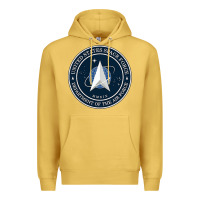 Antique Gold Official United States Space Force USSF Military Patch Premium Hoodie - FloraArt