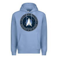 Colony Blue Official United States Space Force USSF Military Patch Premium Hoodie - FloraArt