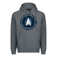 Rock Official United States Space Force USSF Military Patch Premium Hoodie - FloraArt