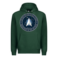 Sports Green Official United States Space Force USSF Military Patch Premium Hoodie - FloraArt