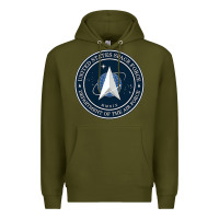 Army Green Official United States Space Force USSF Military Patch Premium Hoodie - FloraArt