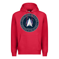 Cardinal Official United States Space Force USSF Military Patch Premium Hoodie - FloraArt