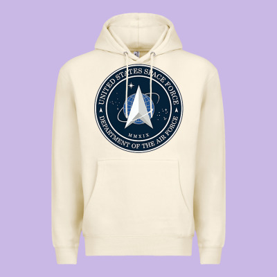 Official United States Space Force Ussf Military Patch Premium Hoodie Designed By Floraart