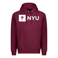 Burgundy nyu new york university Premium Hoodie - FloraArt