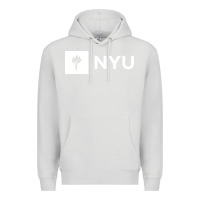 Dove Grey nyu new york university Premium Hoodie - FloraArt
