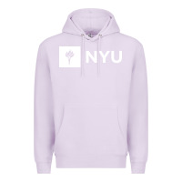 Lilac nyu new york university Premium Hoodie - FloraArt