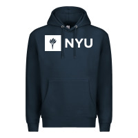 Navy nyu new york university Premium Hoodie - FloraArt