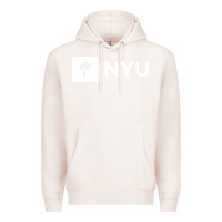 Pale Pink nyu new york university Premium Hoodie - FloraArt