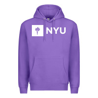 Purple nyu new york university Premium Hoodie - FloraArt
