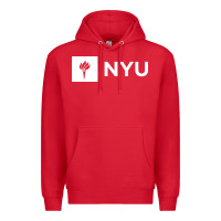 Red nyu new york university Premium Hoodie - FloraArt