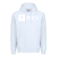 White nyu new york university Premium Hoodie - FloraArt