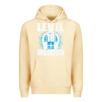 Pina Colada Level 18 Unlocked Birthday 18 Years Gamer Premium T Shirt Premium Hoodie - FloraArt