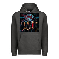 Charcoal Heather night ranger 3 copy Premium Hoodie - FloraArt