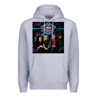 Heather Grey night ranger 3 copy Premium Hoodie - FloraArt