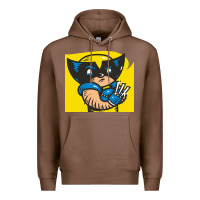 Chestnut snikt i, wolverine Premium Hoodie - FloraArt