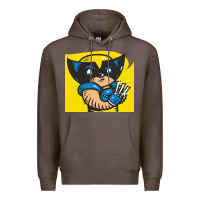 Coffee snikt i, wolverine Premium Hoodie - FloraArt