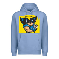 Colony Blue snikt i, wolverine Premium Hoodie - FloraArt