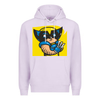 Lilac snikt i, wolverine Premium Hoodie - FloraArt