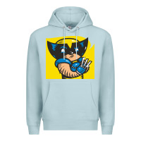 Blue Mist snikt i, wolverine Premium Hoodie - FloraArt