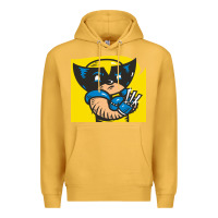Mustard snikt i, wolverine Premium Hoodie - FloraArt